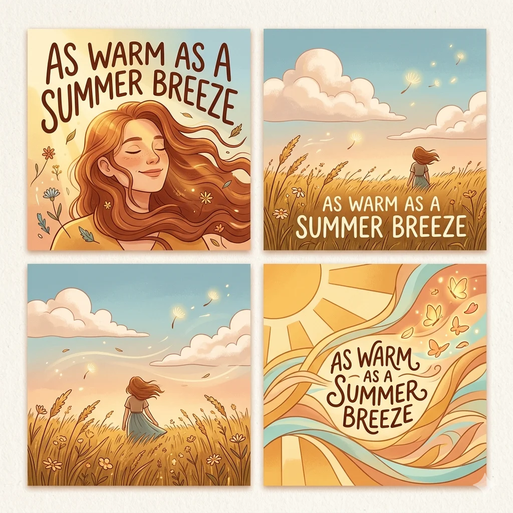  As warm as a summer breeze