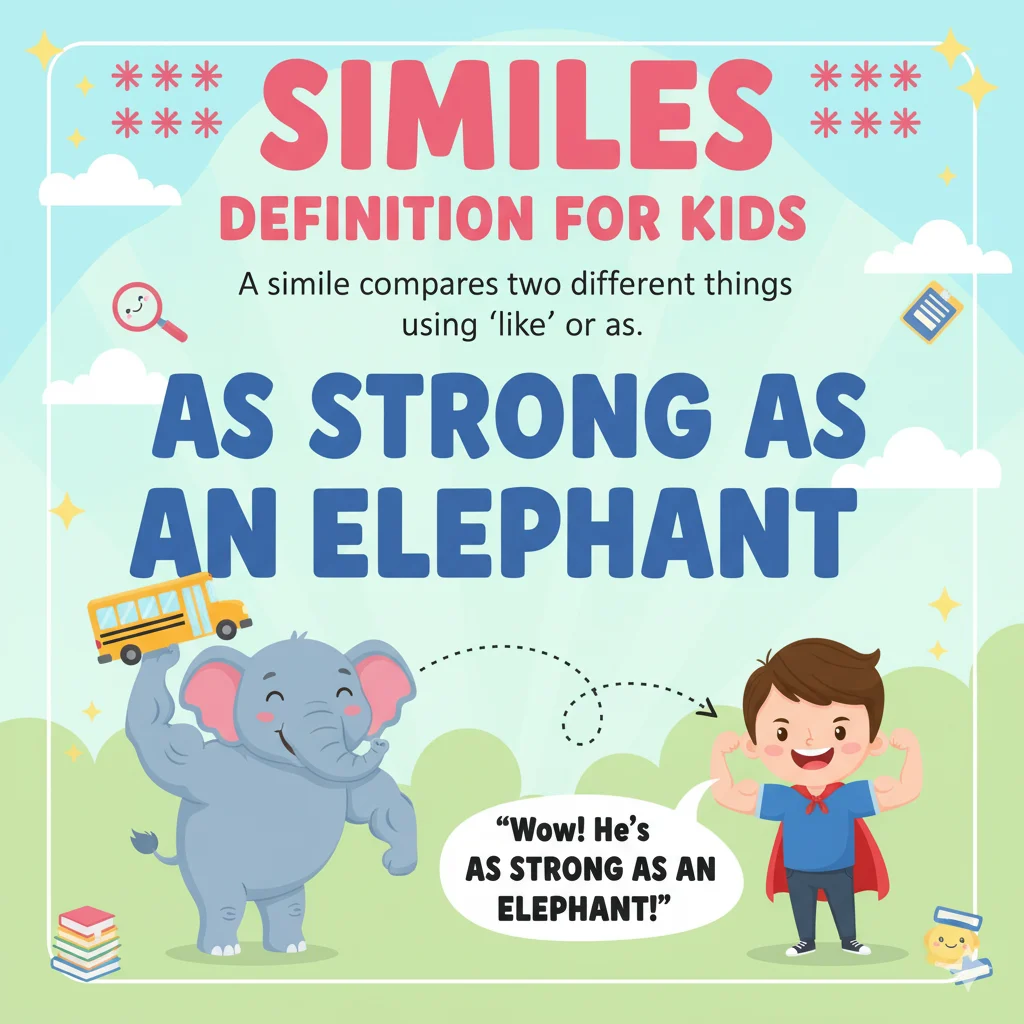 Similies Definition for Kids