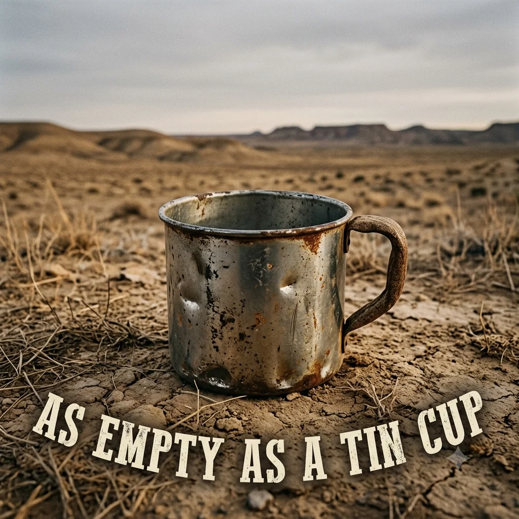 As Empty as a Tin Cup