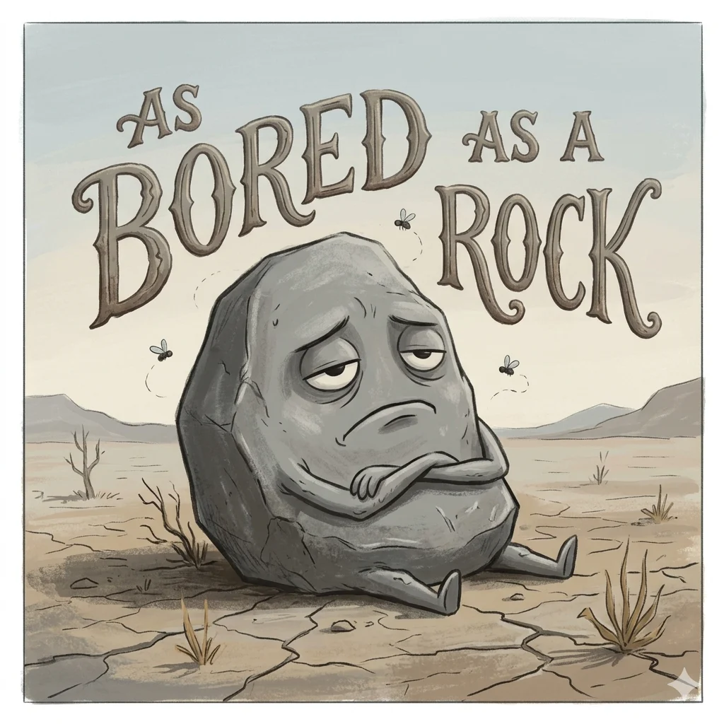 As bored as a rock