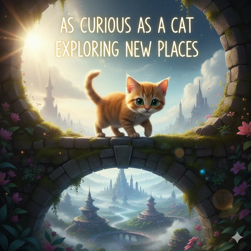 As Curious as a Cat Exploring New Places