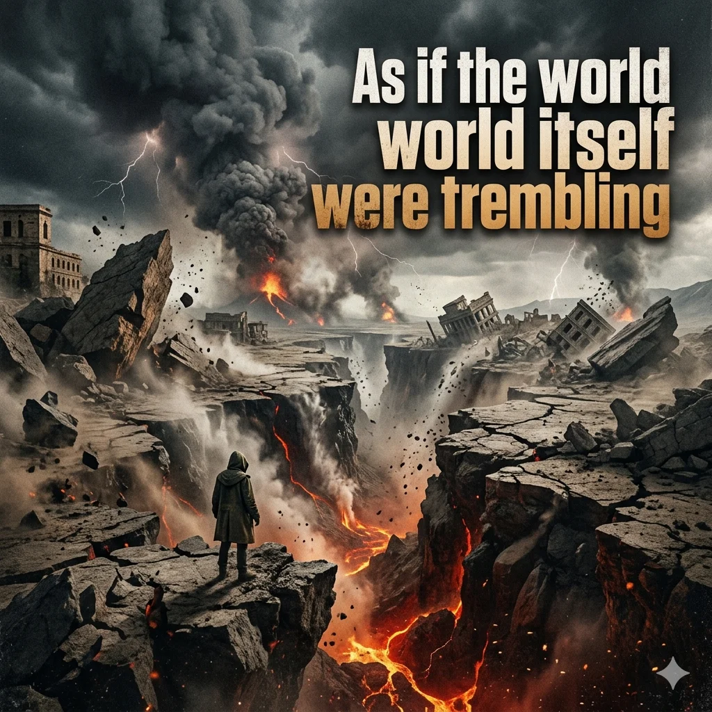 As if the world itself were trembling