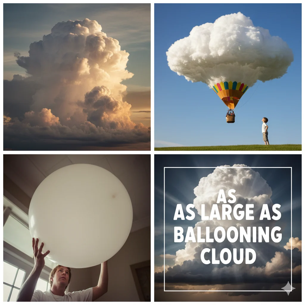 As Large as a Ballooning Cloud