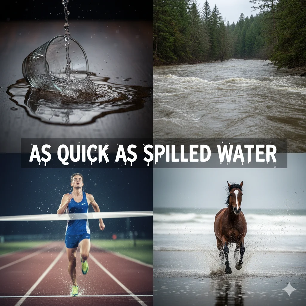 As Quick as Spilled Water