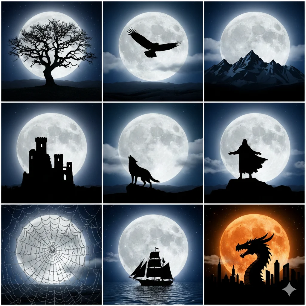 Like a shadow under the moon