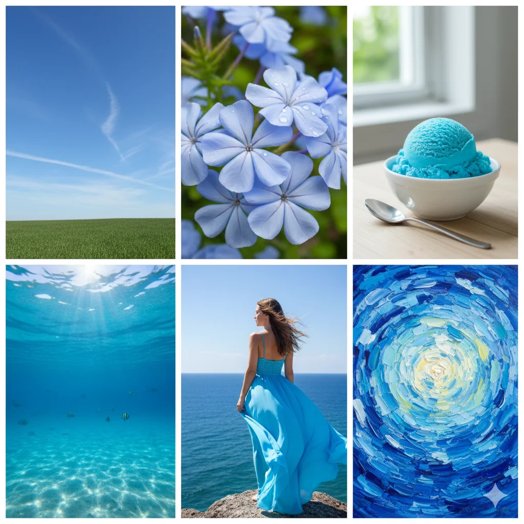 As blue as a summer sky