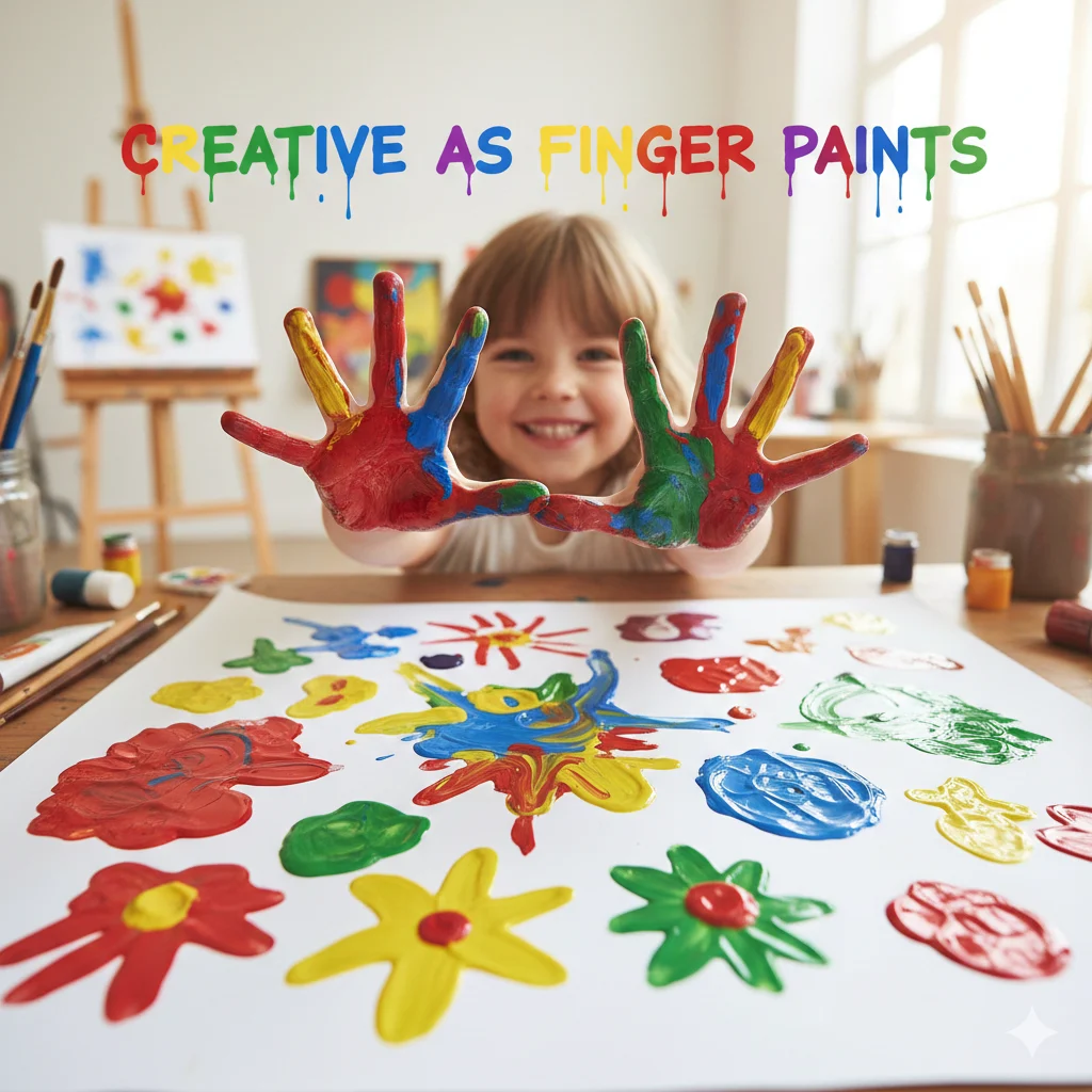 As Creative as Finger Paints