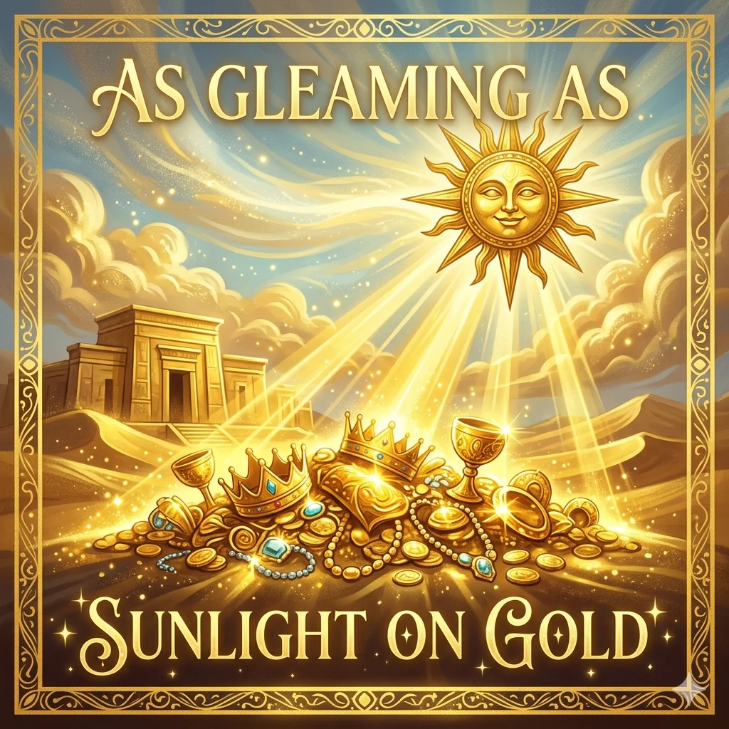  As Gleaming as Sunlight on Gold