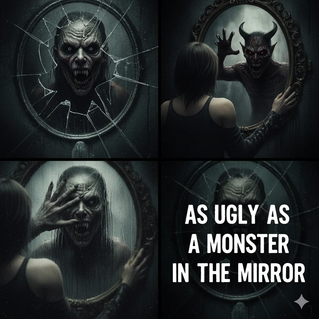 As ugly as a monster in the mirror
