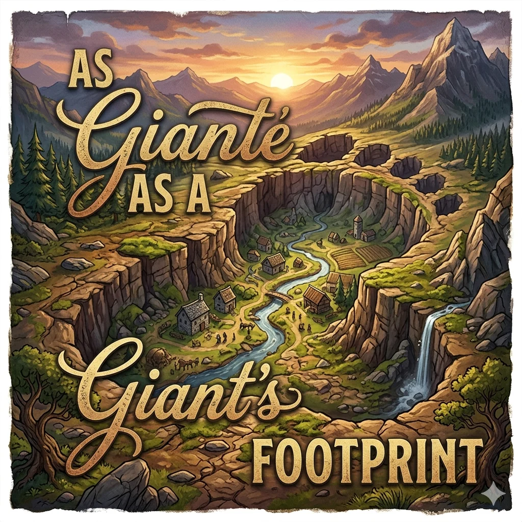  As Large as a Giant’s Footprint