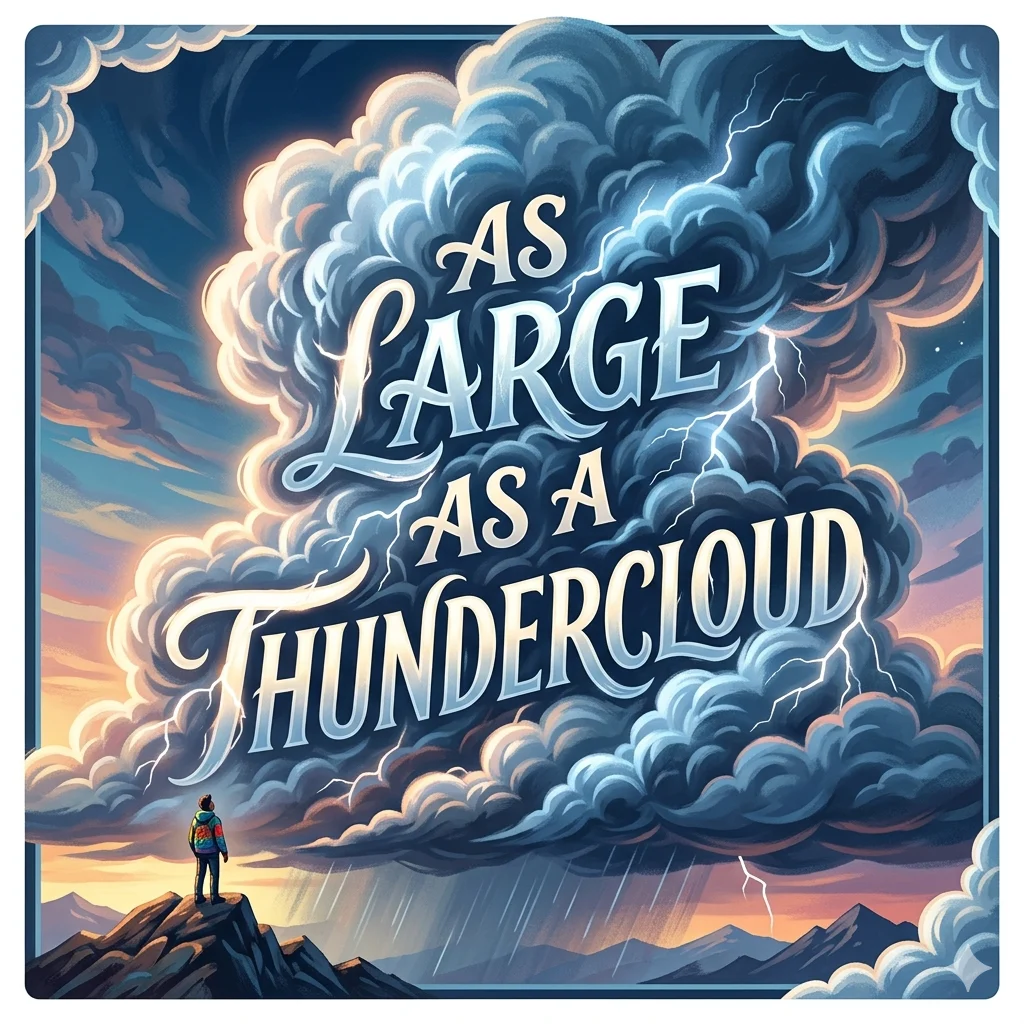 As Large as a Thundercloud