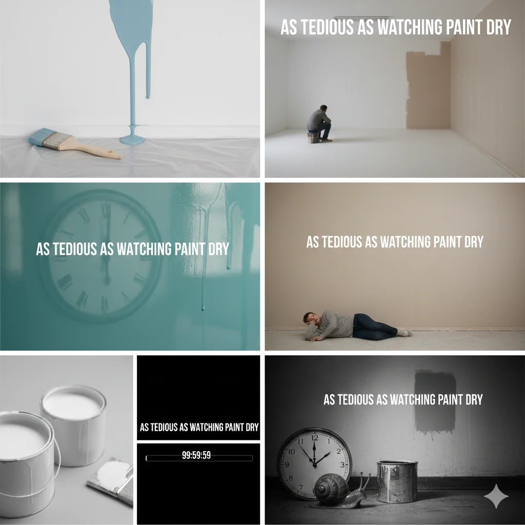 As tedious as watching paint dry