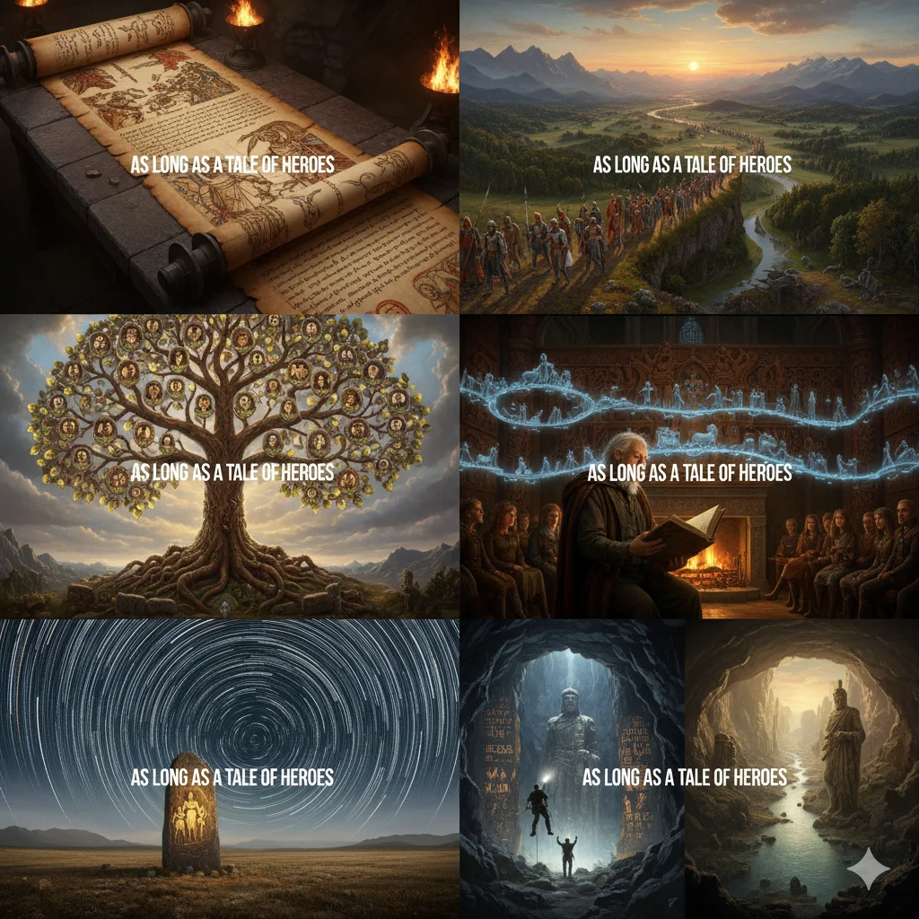 As Long as a Tale of Heroes