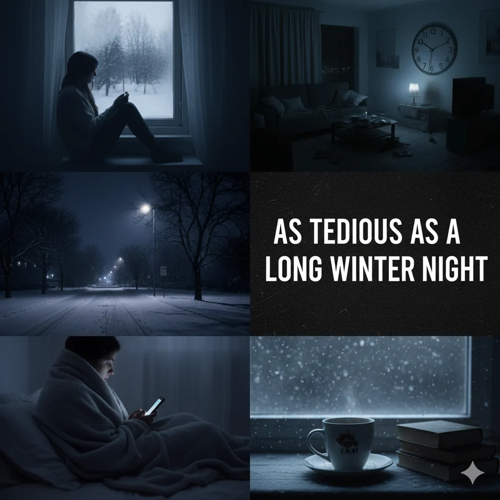 As tedious as a long winter night