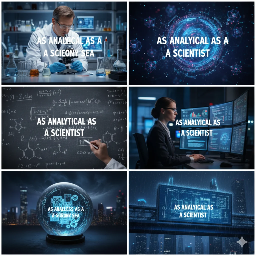  As Analytical as a Scientist