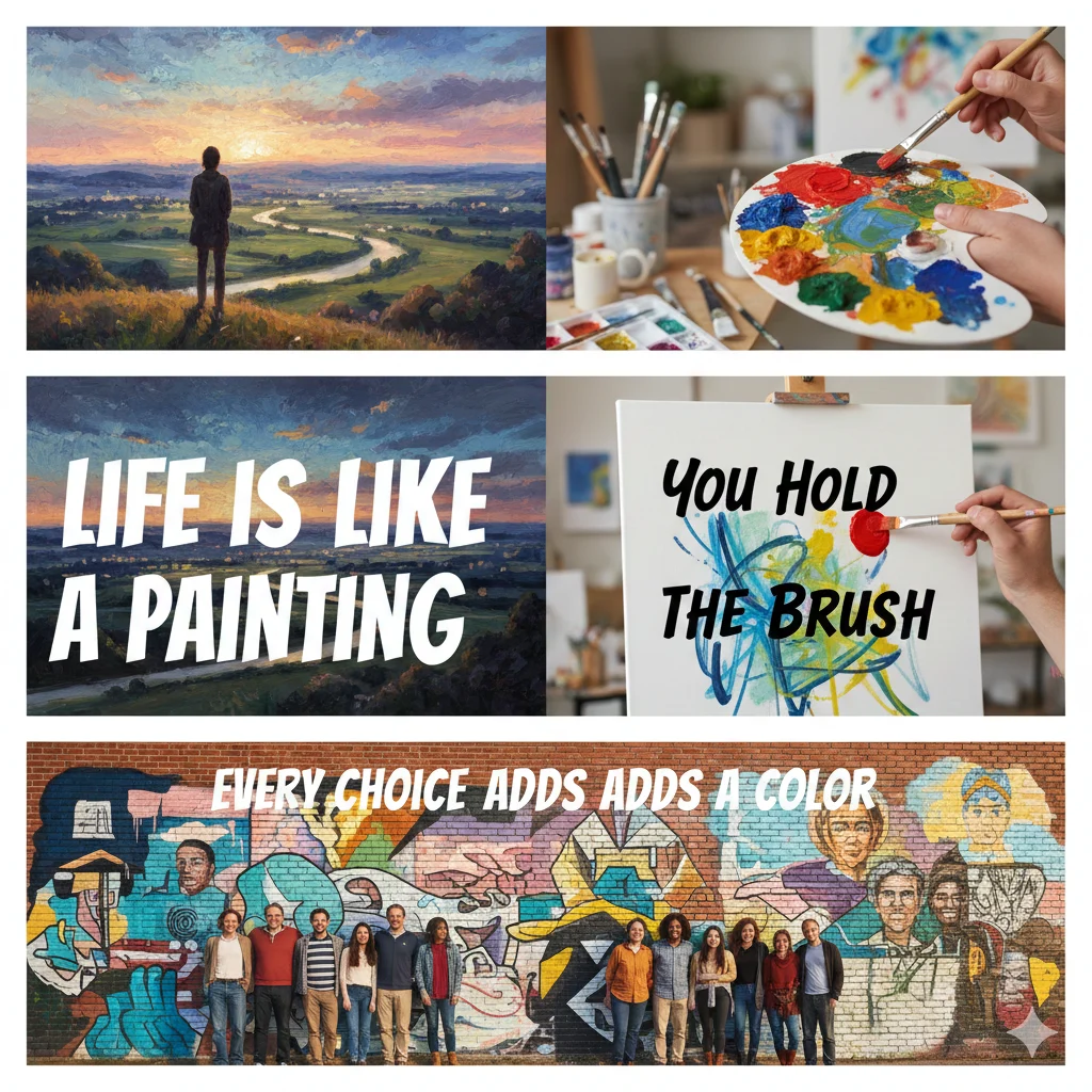 Life is like a painting