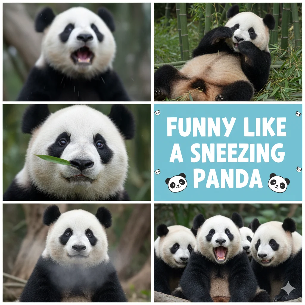 Funny like a sneezing panda