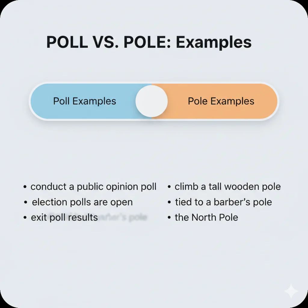 poll / pole