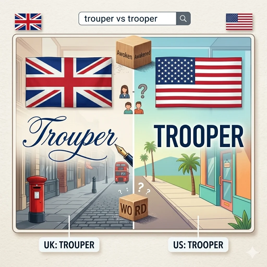 trouper or trooper