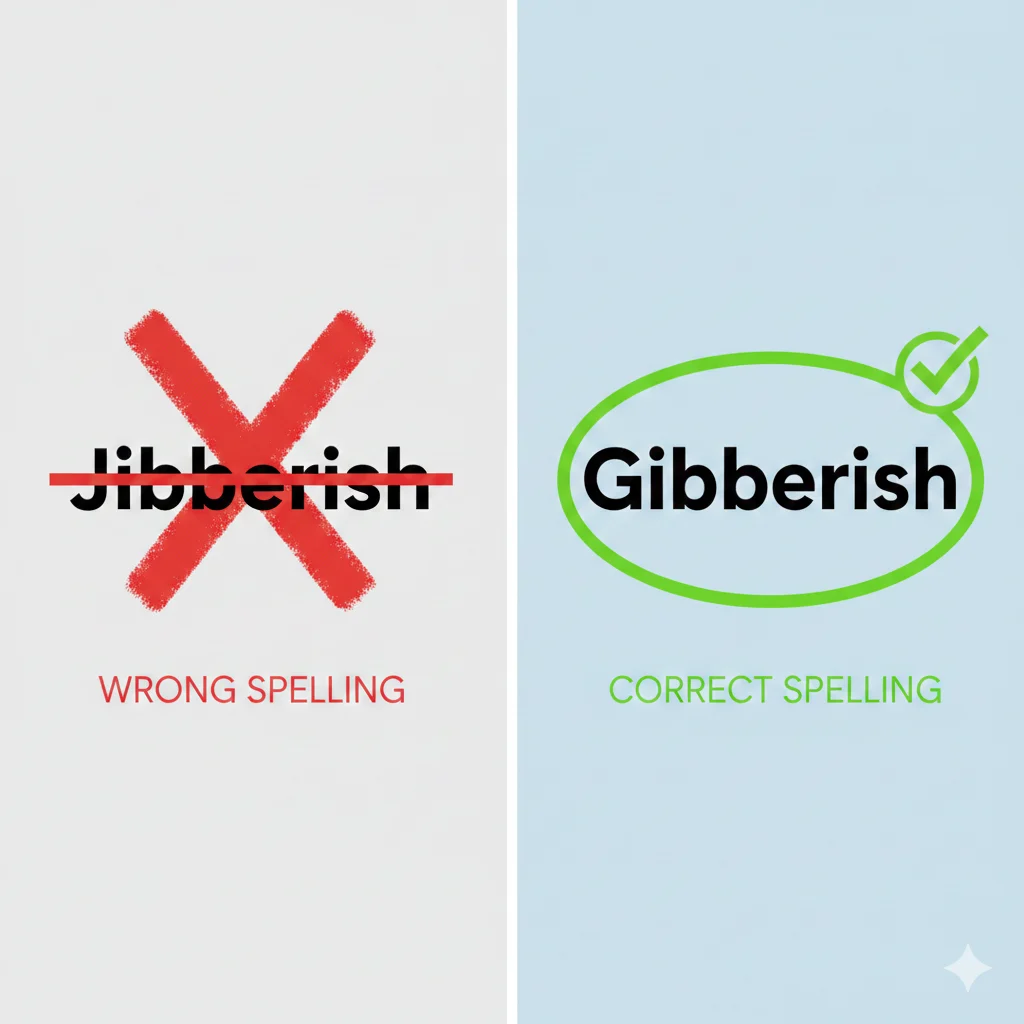 gibberish or jibberish