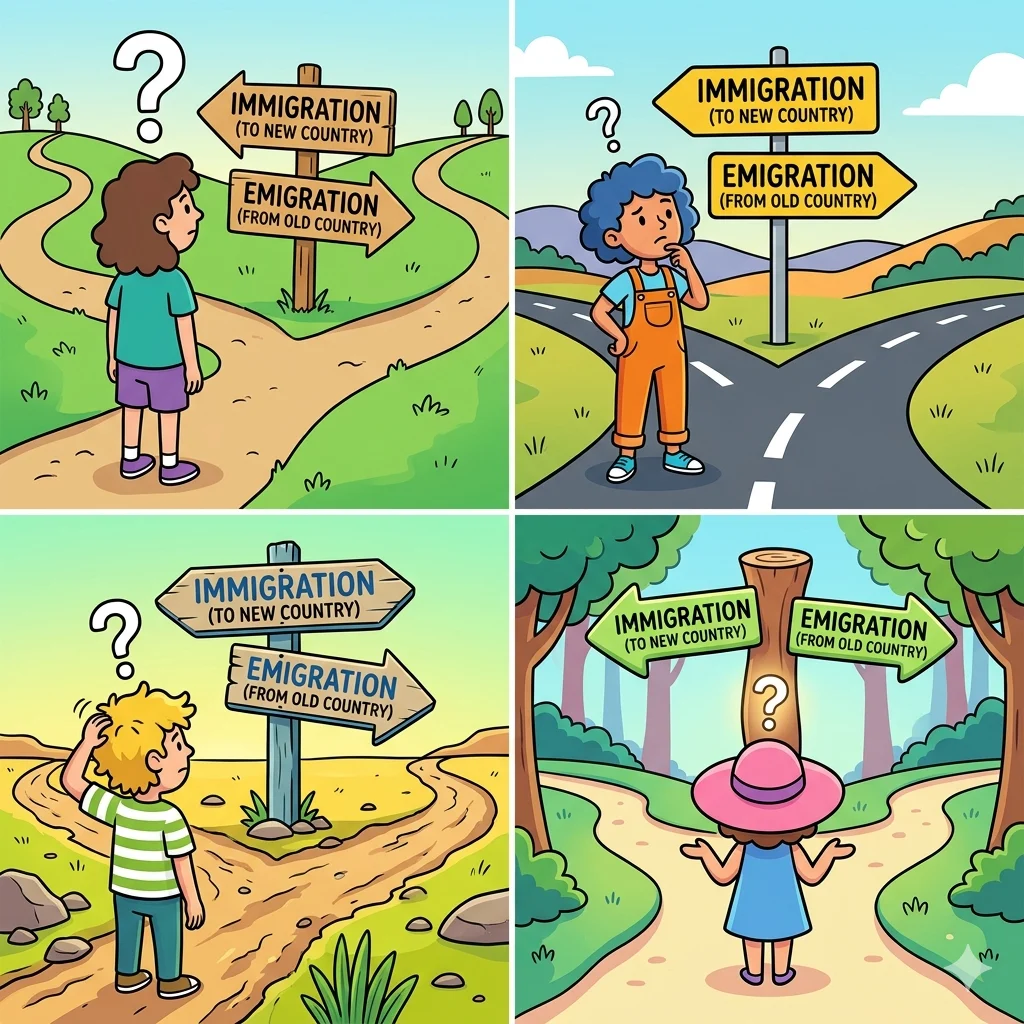 immigration or emigration