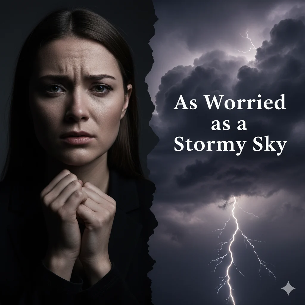 Similies for Worried