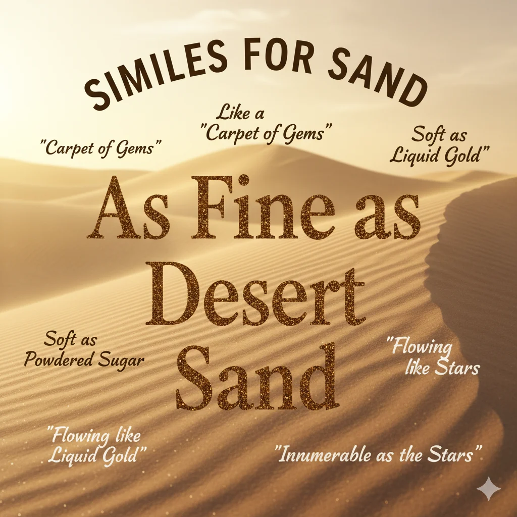 Similes for Sand