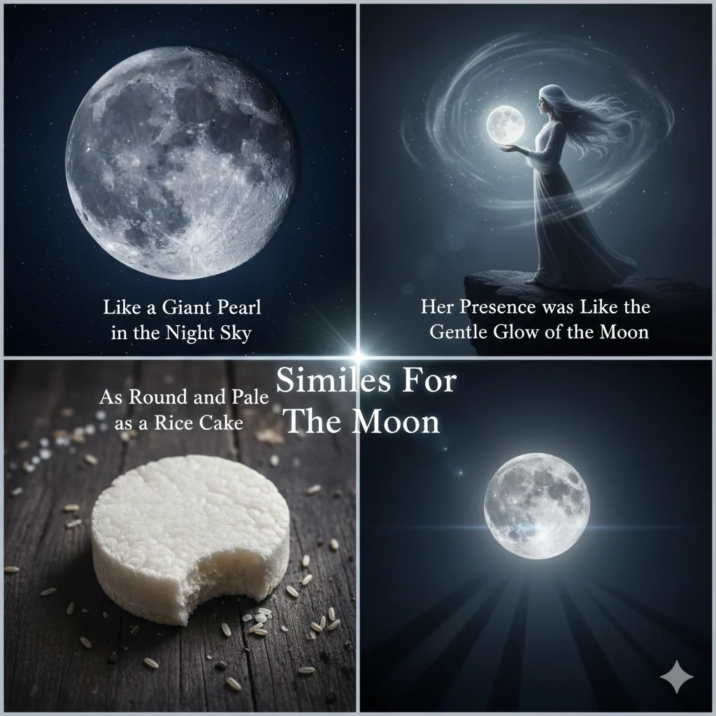 Similies for the Moon
