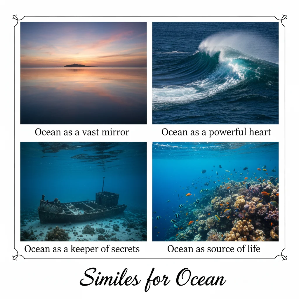similies for ocean