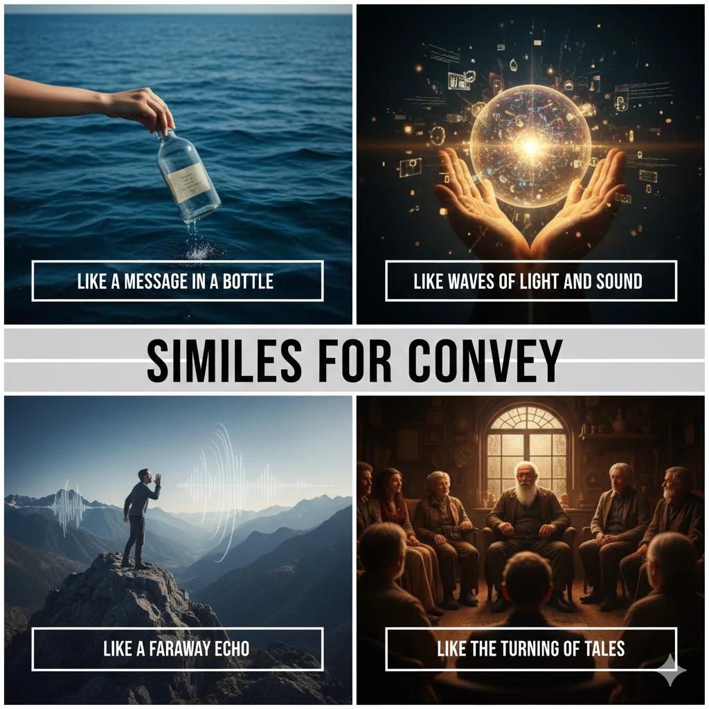 Similes for Convey