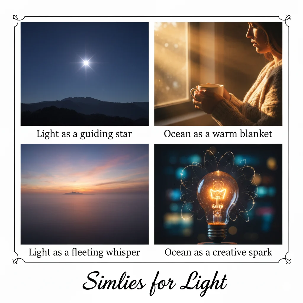 similies for light