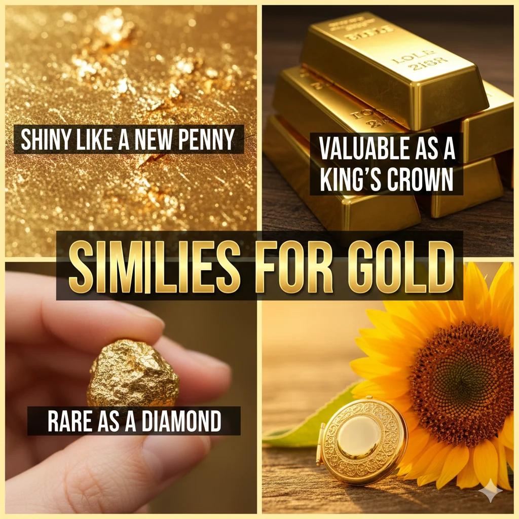 Similes for Gold