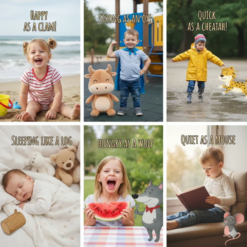 examples of similies for kids