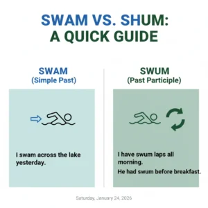 swum / swam