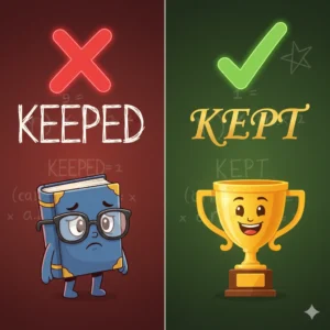 keeped or kept