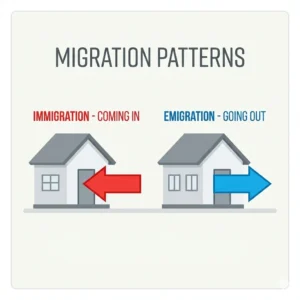 immigration or emigration
