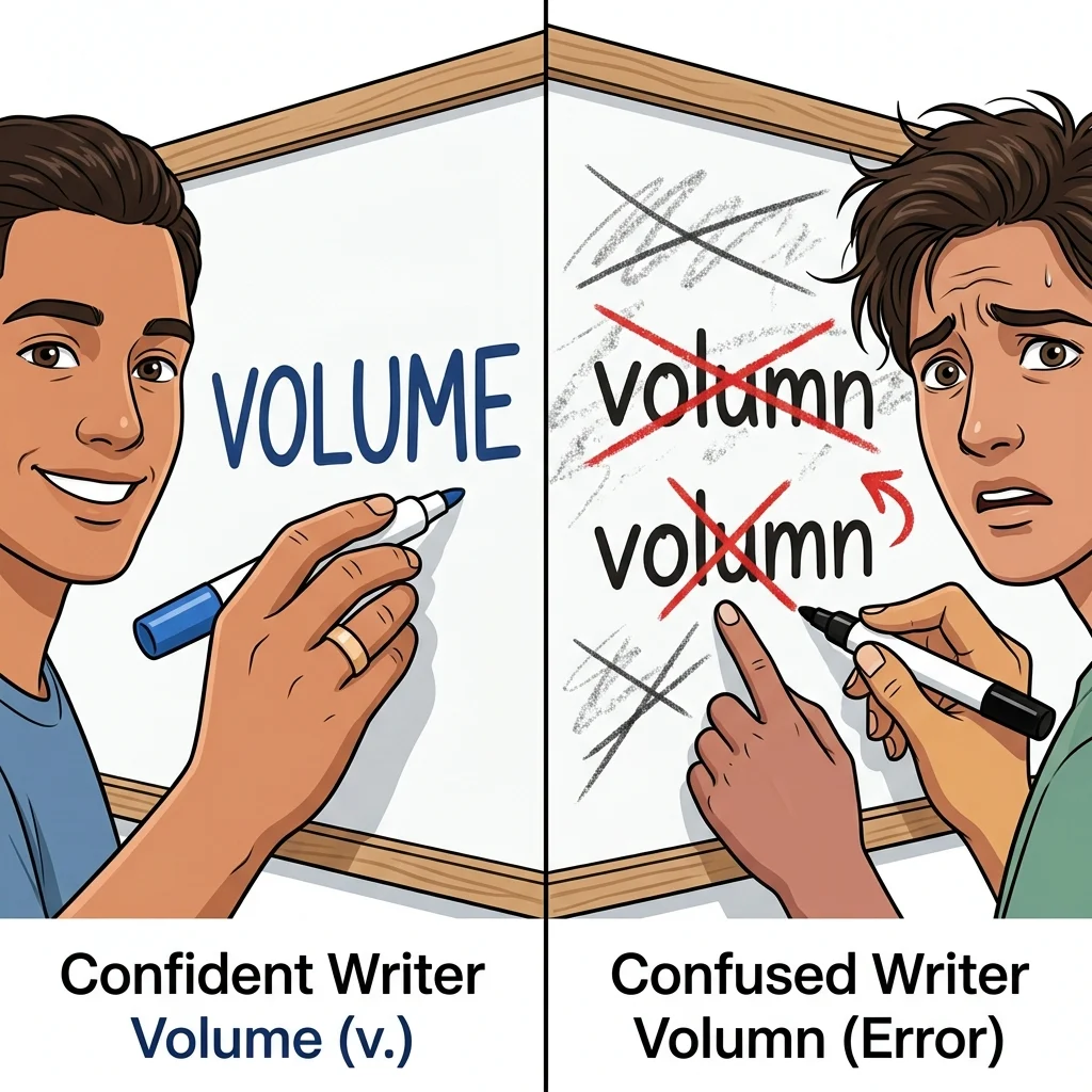 volume or volumn